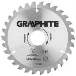 Graphite Cirkelzaagblad – 165x30mm (30 tanden) (1)