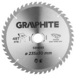 Graphite Cirkelzaagblad – 235x30mm (48 tanden)