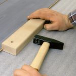 Lux-Tools Classic houten aanslagblok