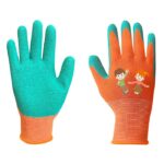 NEO Tools Gants de jardin pour enfants en polyester avec revêtement en latex (4)