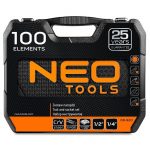 Neo-Tools Gereedschapset met koffer (100-delig) (1)