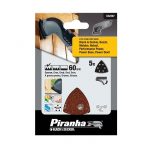 Ponceuse triangulaire à bande abrasive Piranha, 60G-K (5 pièces)