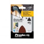 Ponceuse triangulaire à bande abrasive Piranha, 80G-K (5 pièces)