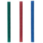 Rapid lijmpatronen gekleurd glitter – groen, rood en blauw 7x90mm (36 st (2)