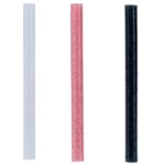Rapid Glue Patterns Paillettes Colorées – Blanc, Rose et Noir 7x90mm (36 pcs (3)