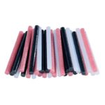 Rapid lijmpatronen gekleurd glitter – wit, roze en zwart 7x90mm (36 st (3)
